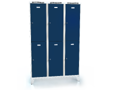  Divided cloakroom locker ALSIN with feet 1920 x 1200 x 500